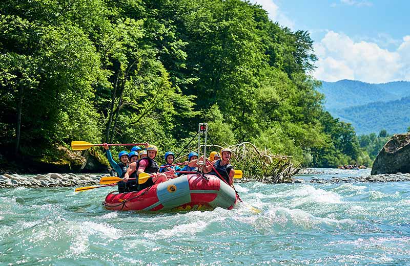 Rafting, kayak, canyoning